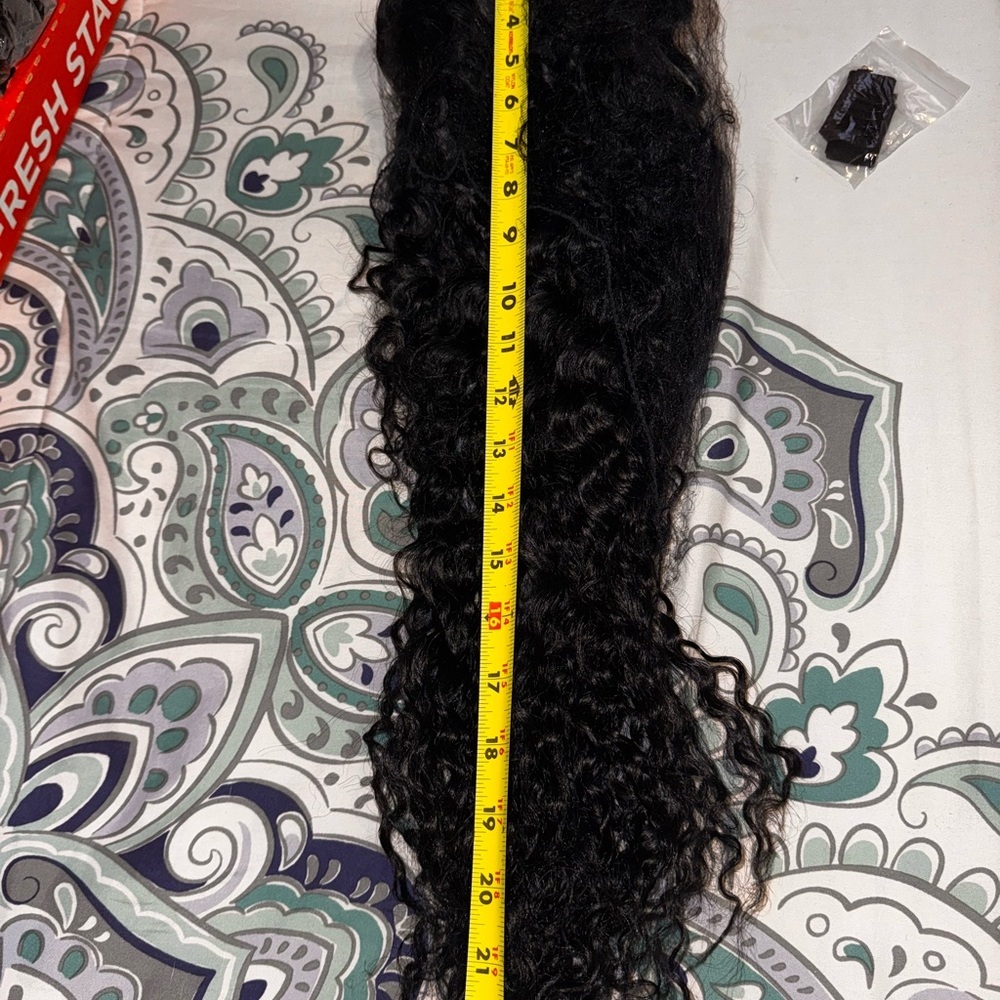 Curly Black Hair wig - Picture 4 of 4